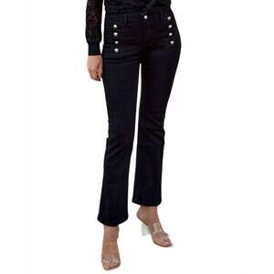 NEW OOLALA high rise sailor pants in black